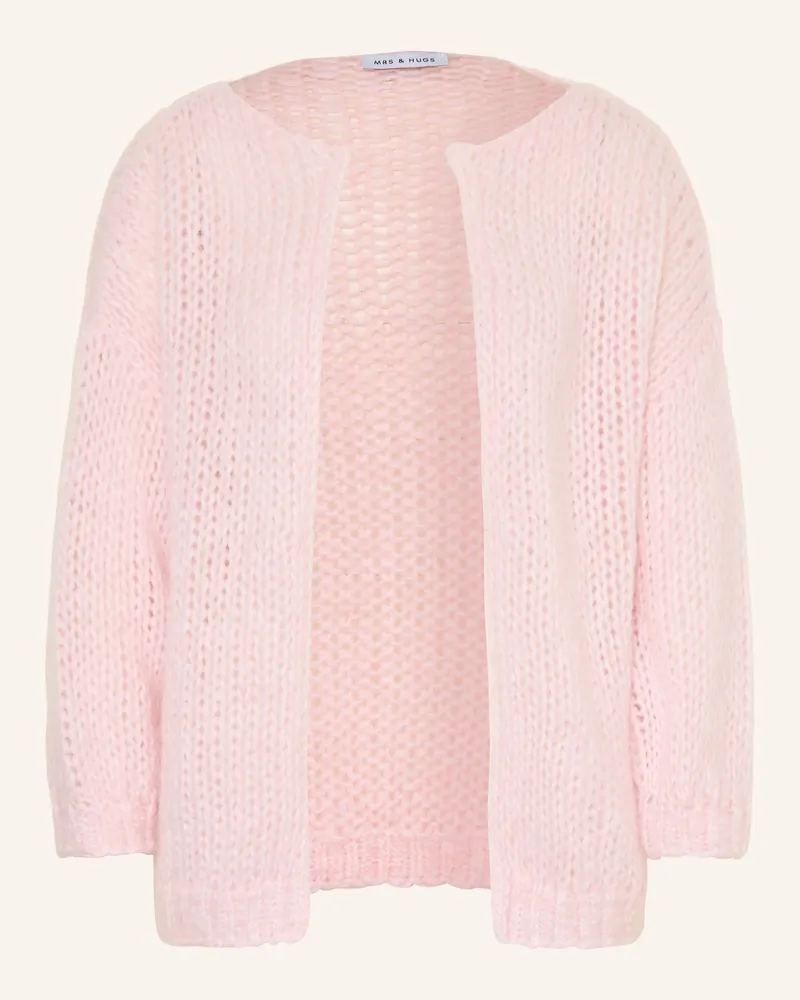 Mrs & HUGS Strickhülle mit Mohair Rosa