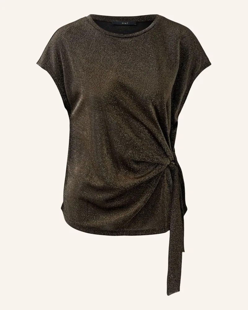 Oui  T-Shirt braun Braun