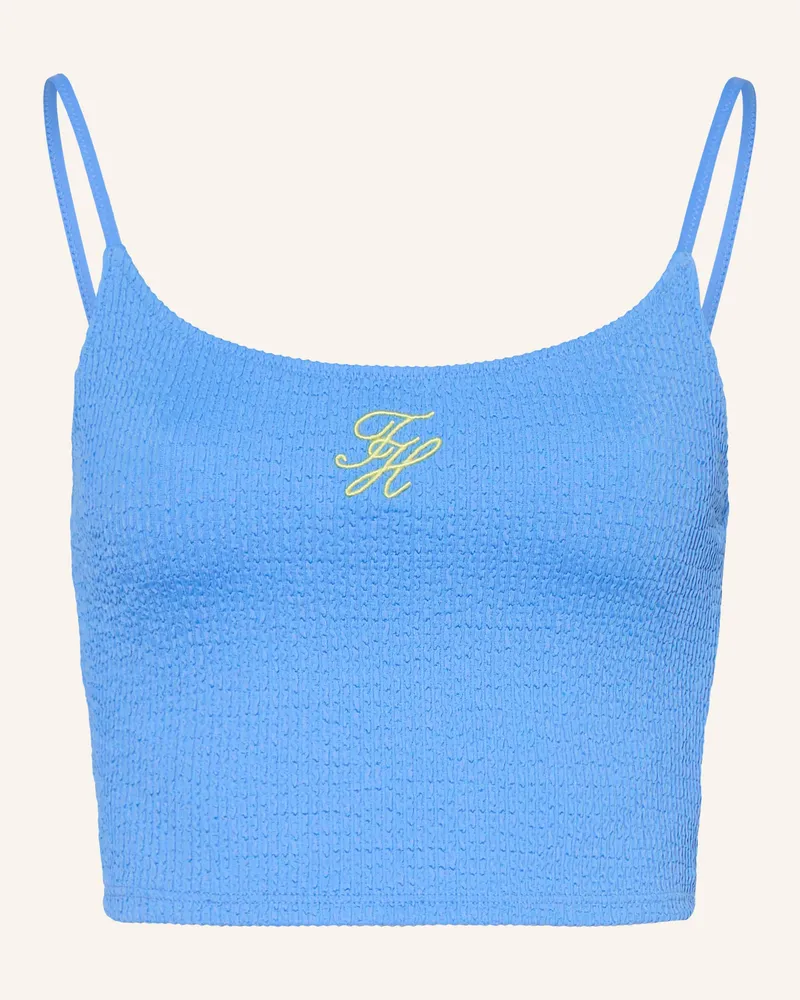 Tommy Hilfiger Bustier-Bikini-Top blau Blau