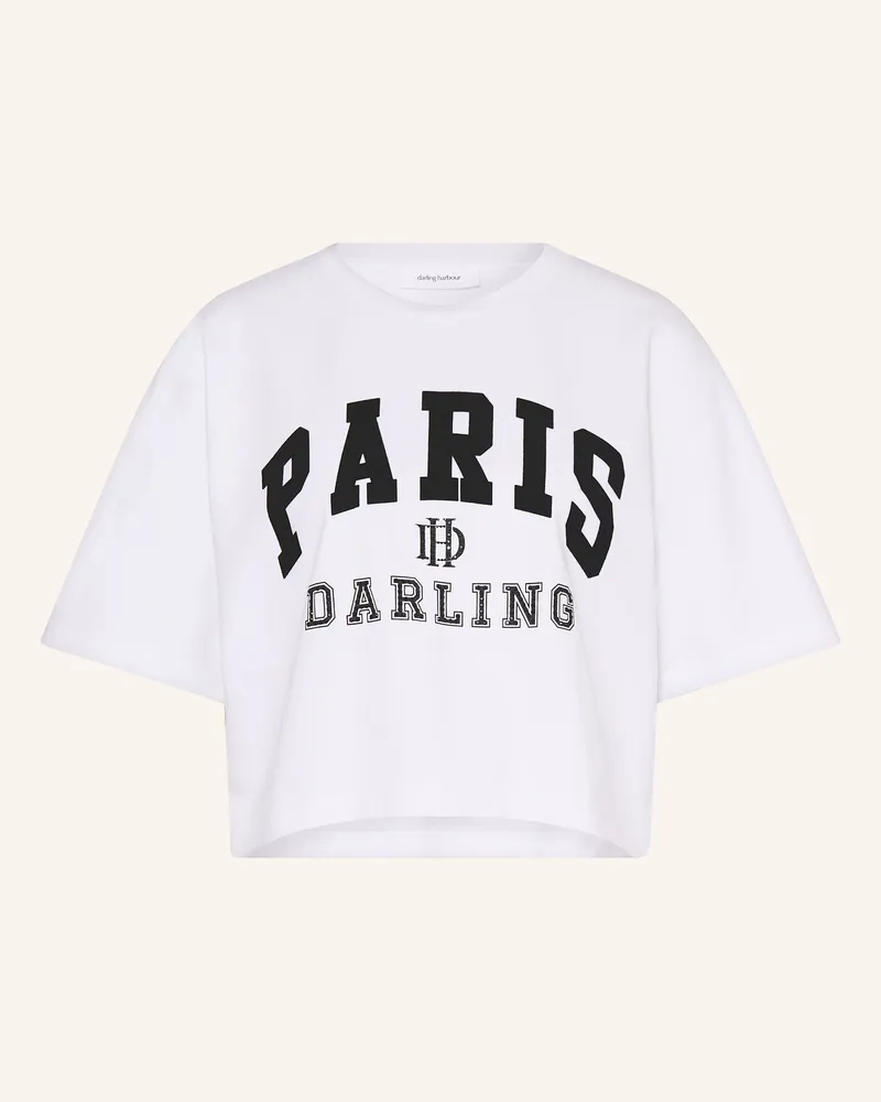 Darling Harbour T-Shirt mit Schmucksteinen White