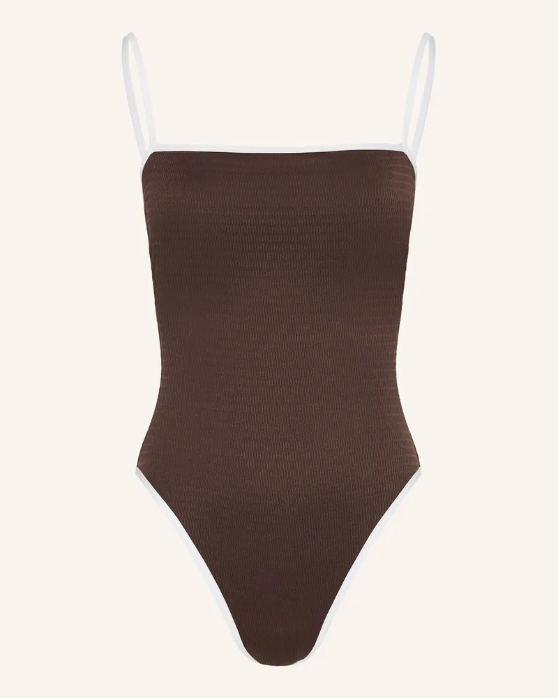 Seafolly Australia Badeanzug Beach Bound braun Braun