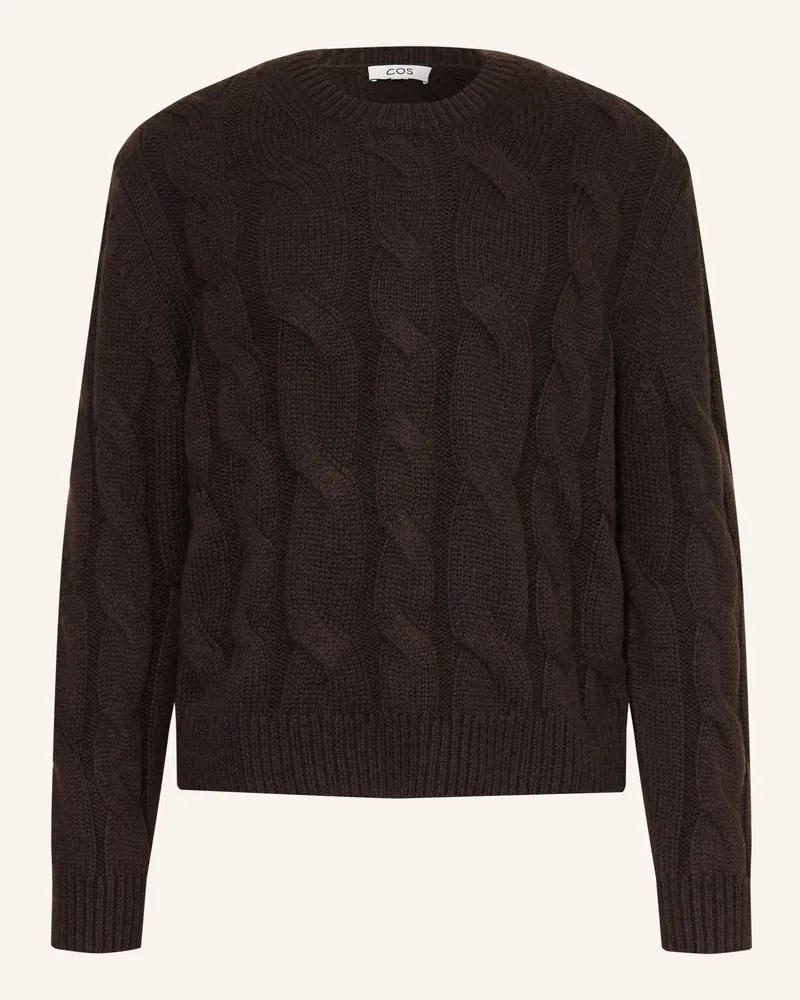 COS Pullover braun Dunkelbraun