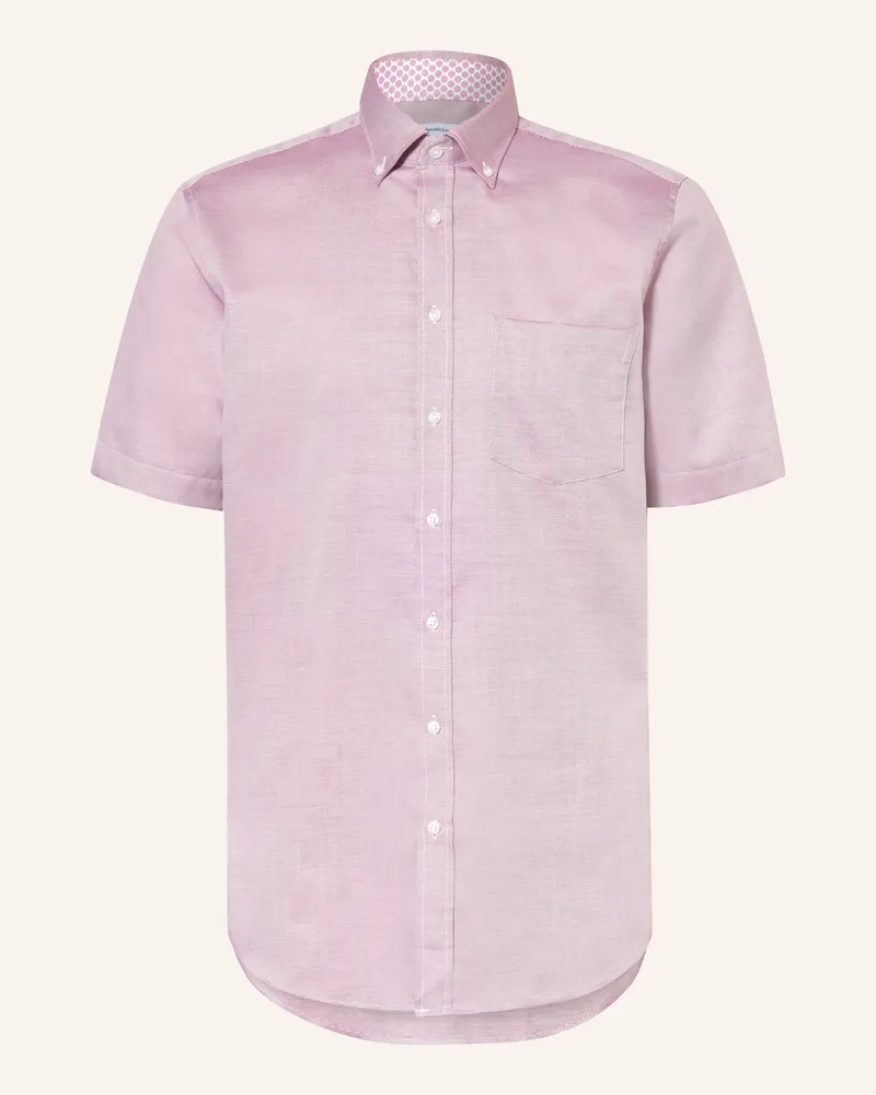 Seidensticker Kurzarm-Hemd Regular Fit Dunkelrot