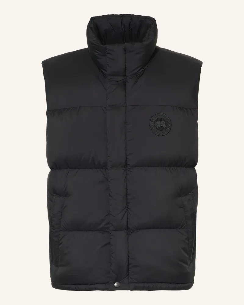 Canada Goose Daunenweste Sterling schwarz Schwarz