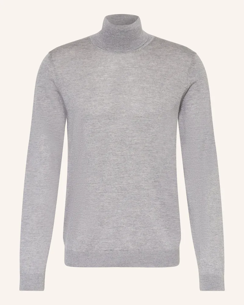 HUGO BOSS Rollkragenpullover MUSSO Grau