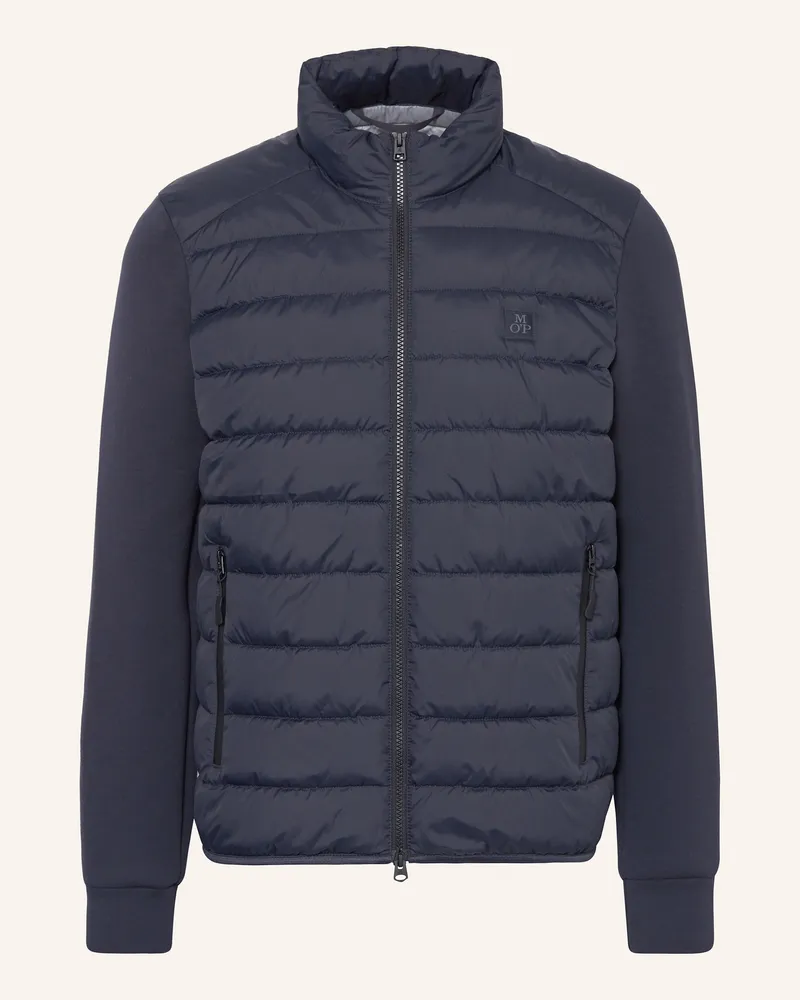 Marc O'Polo Jacke im Materialmix Dunkelblau