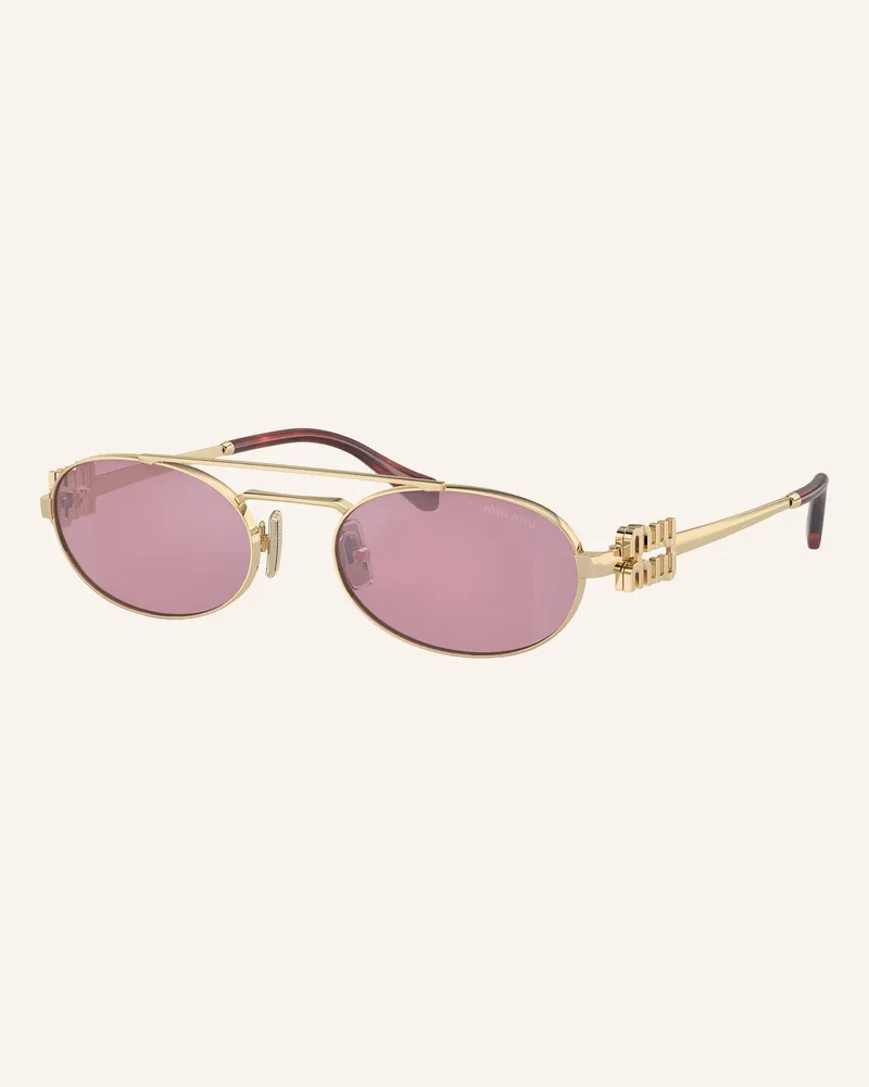 Miu Miu Sonnenbrille Mu 54zs gold Zvn50d