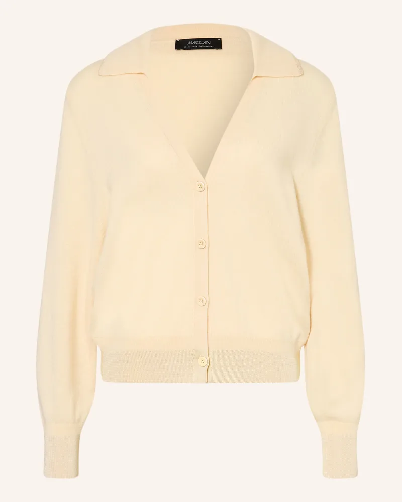 Marc Cain Strickjacke Aus Cashmere gelb 126