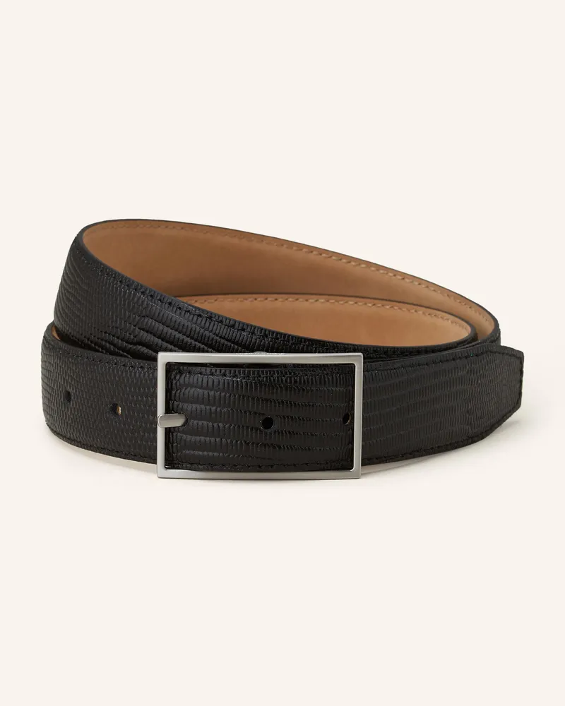 Calvin Klein Ledergürtel Schwarz