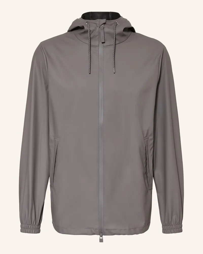RAINS Regenjacke Storm Breaker w3 grau Grau