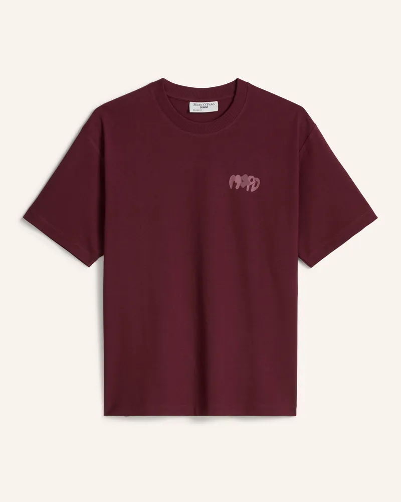 Marc O'Polo T-Shirt rot Dunkelrot