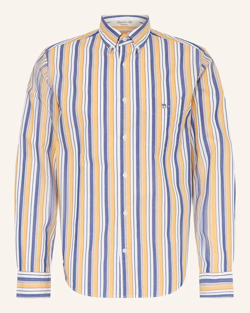 Gant Hemd Regular Fit gelb Gelb