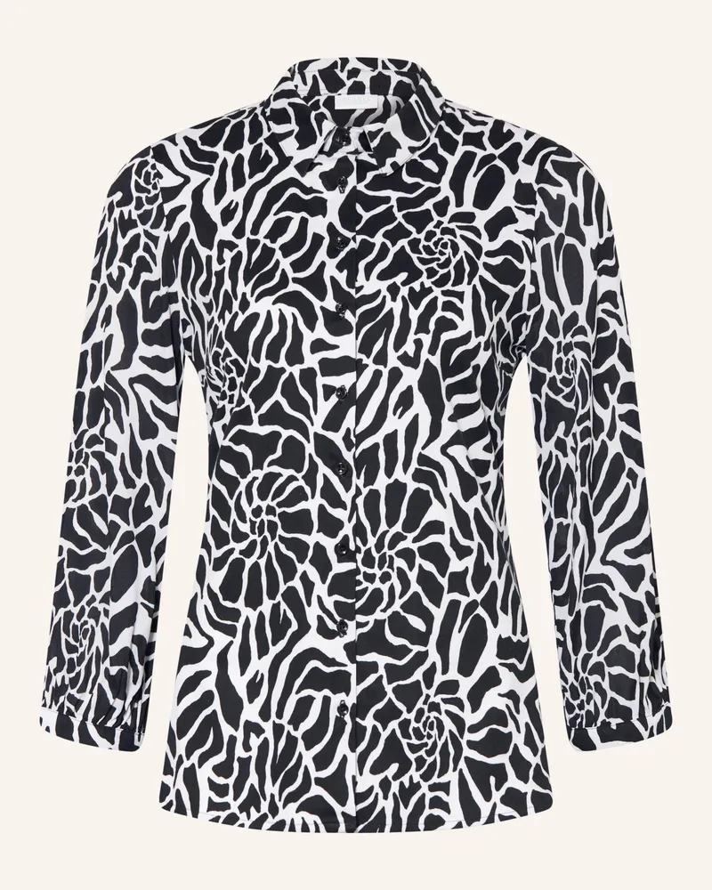 DESOTO Hemdbluse PIA aus Jersey mit 3/4-Arm Schwarz