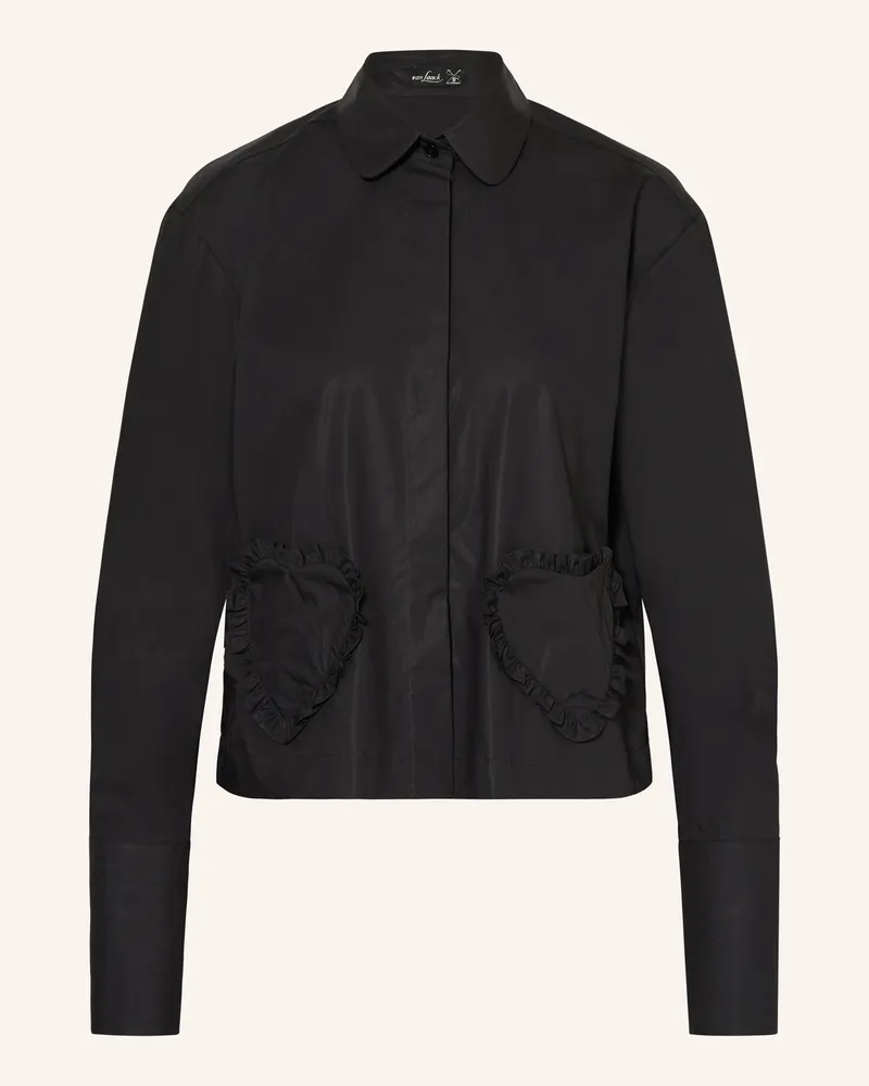 van Laack Hemdbluse VL-PONCYS-PV Schwarz