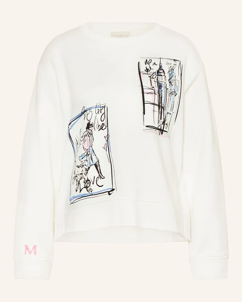 Milano Italy Sweatshirt Weiss