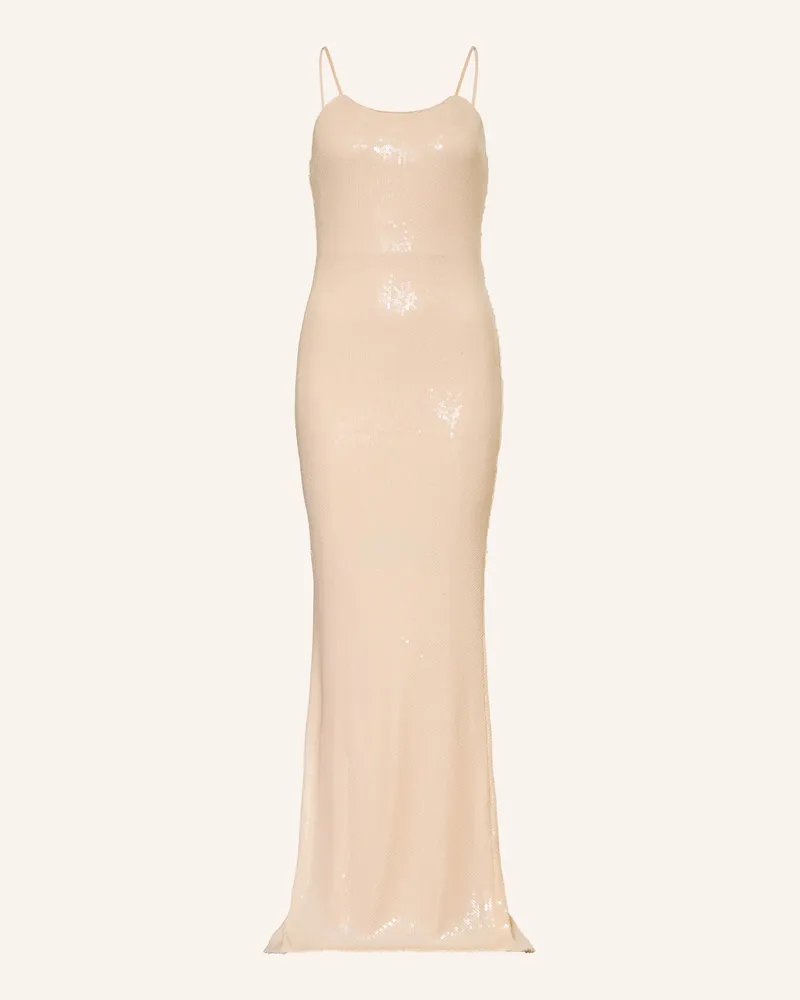 Patrizia Pepe Abendkleid Mit Pailletten rosa Hellrosa