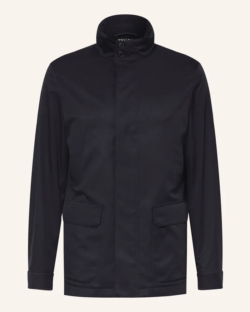 Ermenegildo Zegna Jacke blau Dunkelblau