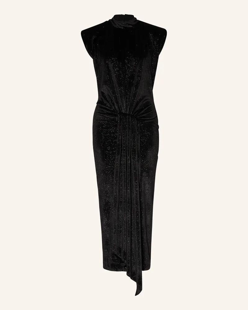 Essentiel Samtkleid INCHE Schwarz