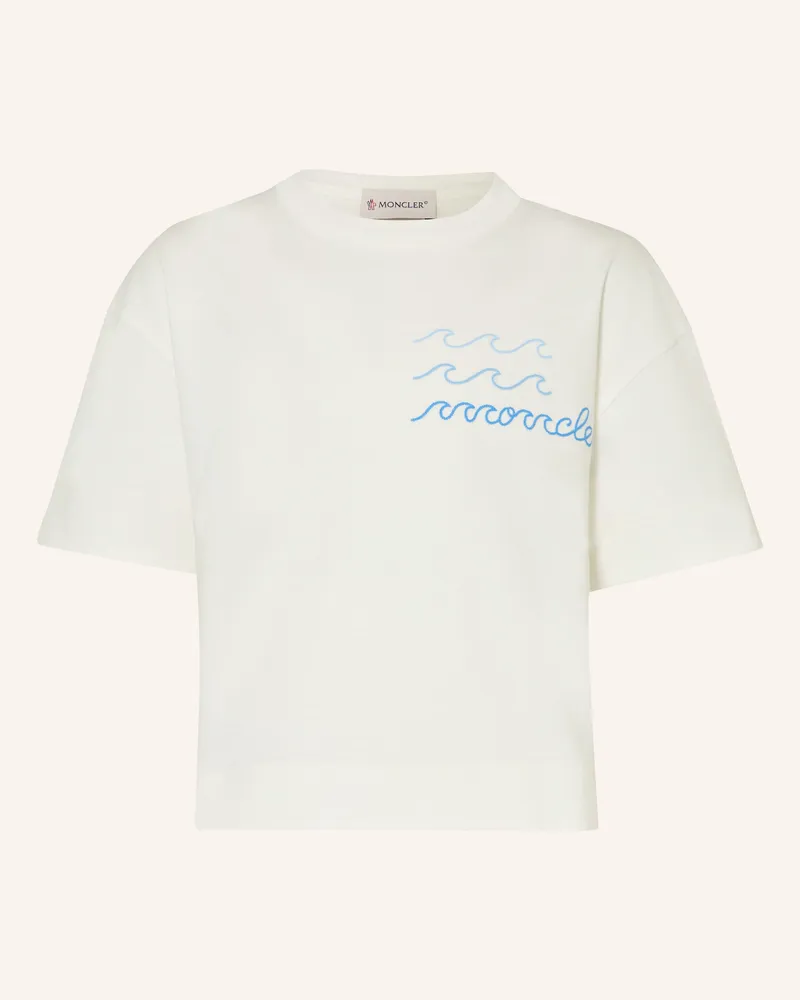 Moncler T-Shirt weiss Creme