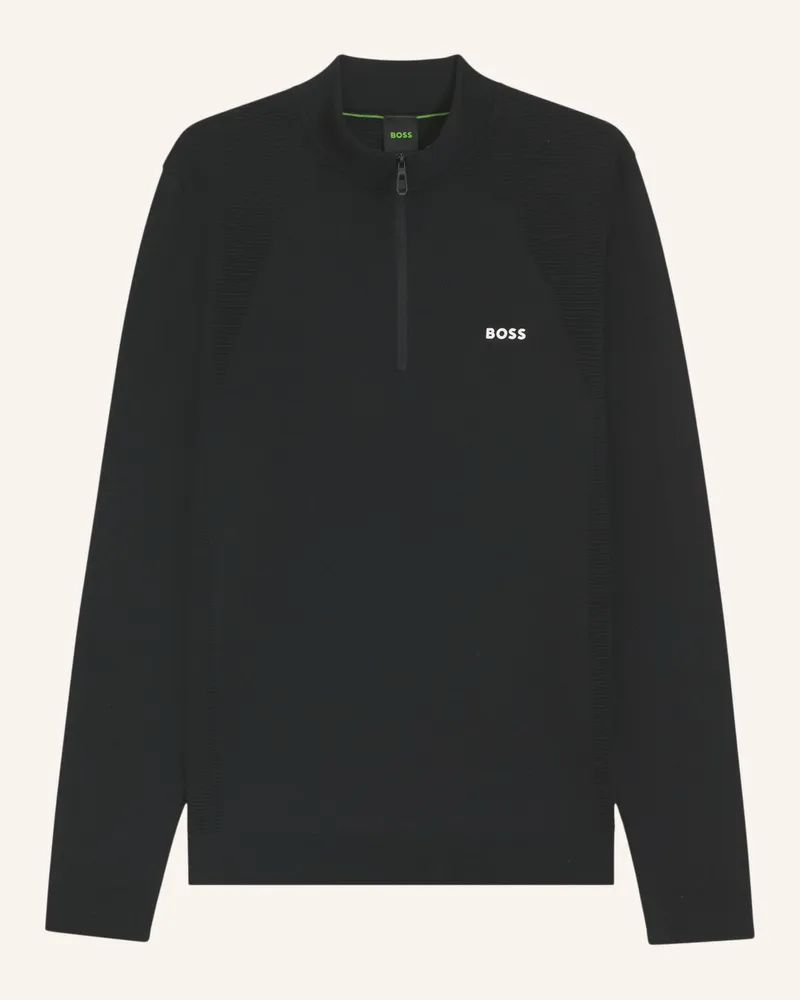 HUGO BOSS Pullover K_MOMENTUM-LITE MN Regular Fit Schwarz