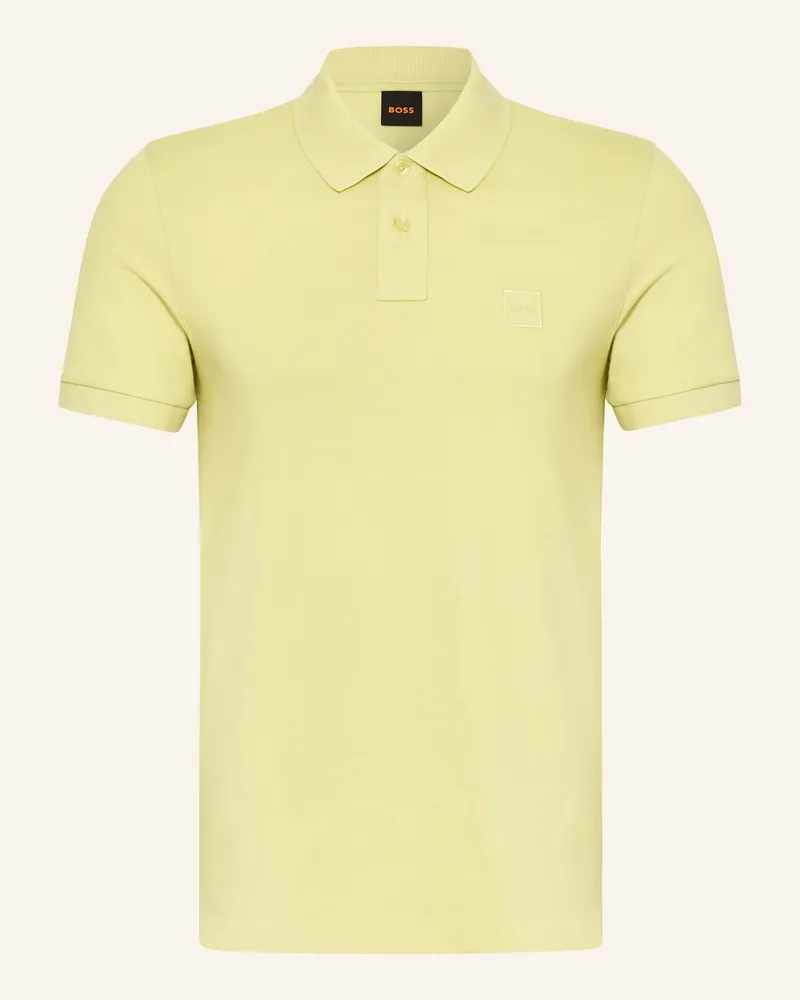 HUGO BOSS Jersey-Poloshirt PASSENGER Gelb