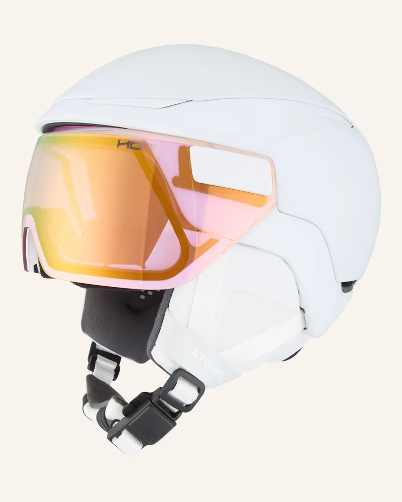 Atomic Skihelm Revent Gt Amid Visor Hd Photo weiss Weiss