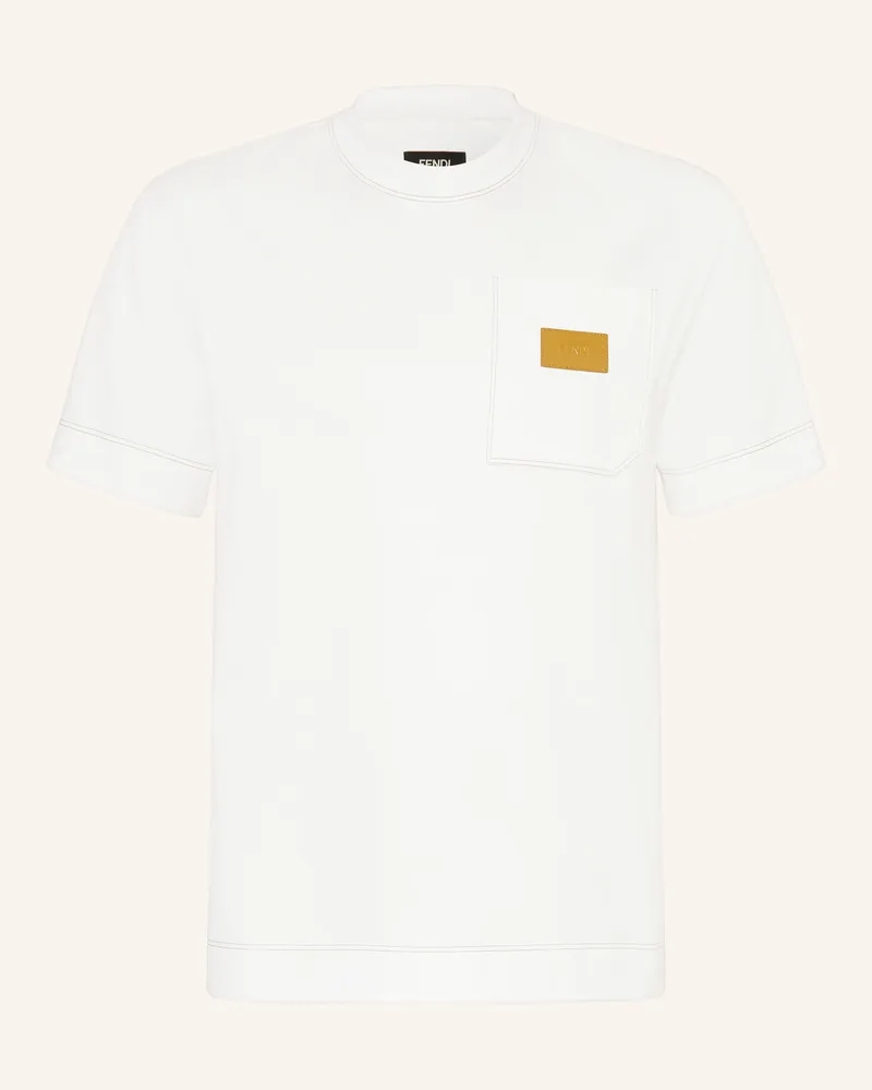 Fendi T-Shirt weiss Weiss