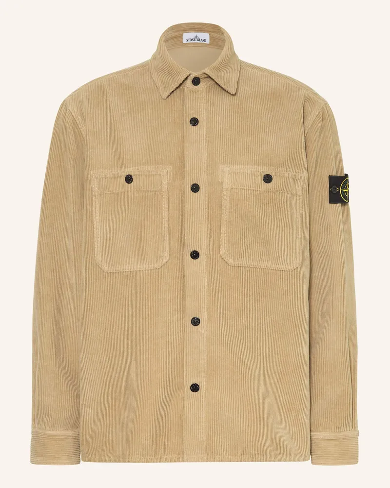 Stone Island Cord-Overjacket Beige