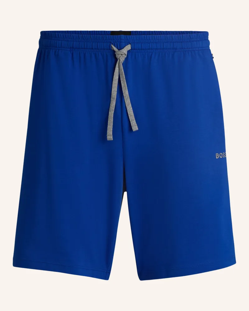 HUGO BOSS Loungewear Unterteil MIX&MATCH SHORT CW Blau