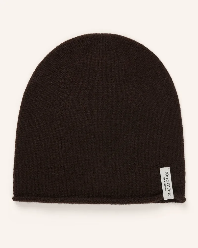 Marc O'Polo Mütze Dunkelbraun