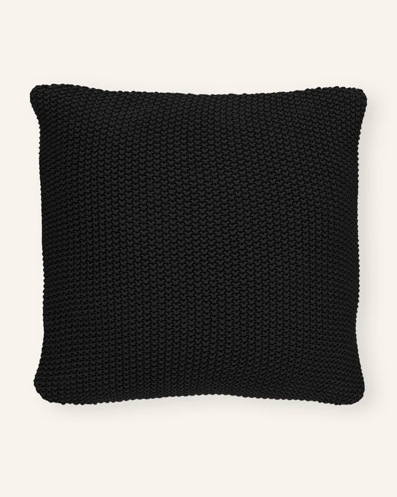 Marc O'Polo Dekokissen Nordic Knit schwarz Schwarz