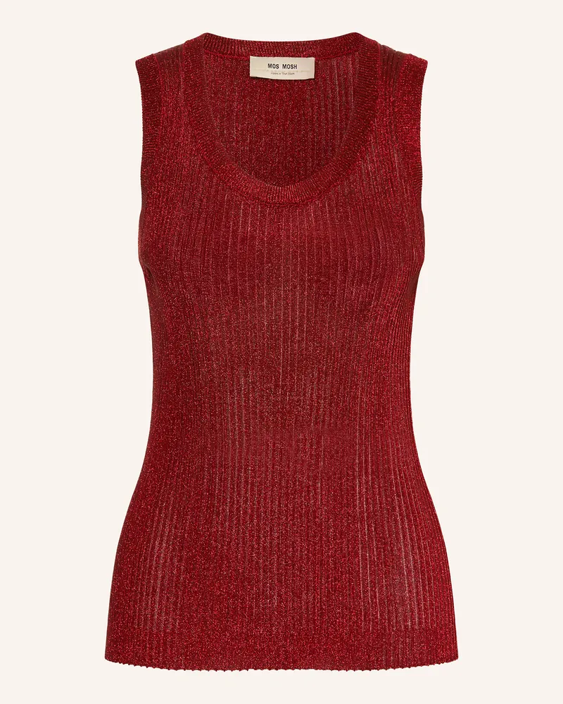 Mos Mosh Stricktop MMRELANA mit Glanzgarn Rot