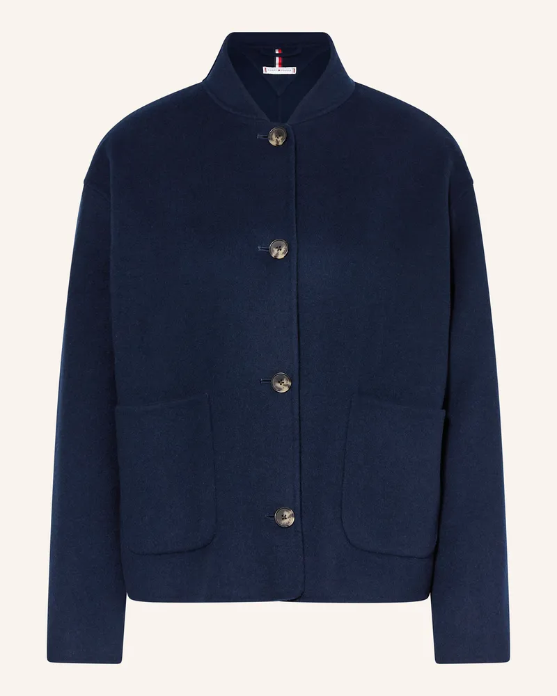 Tommy Hilfiger Kastenjacke Dunkelblau