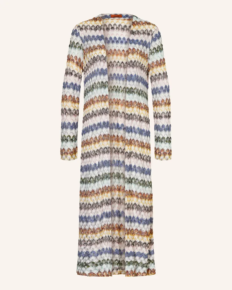 Missoni Strickhülle Mit Glitzergarn weiss Weiss