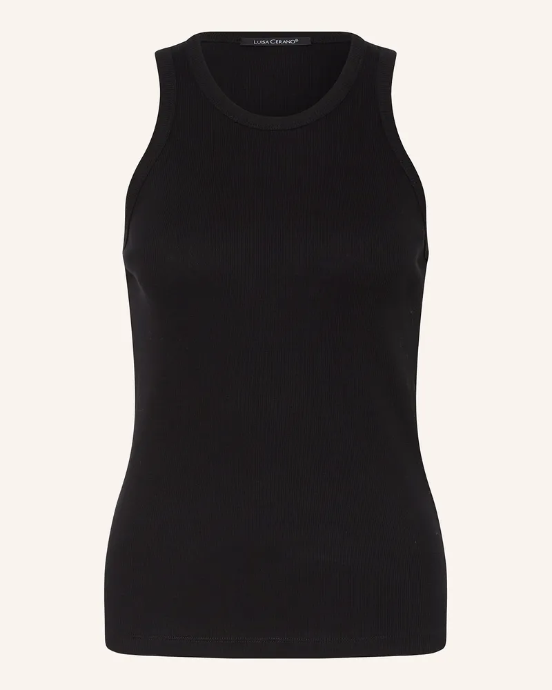 Luisa Cerano Top schwarz Schwarz