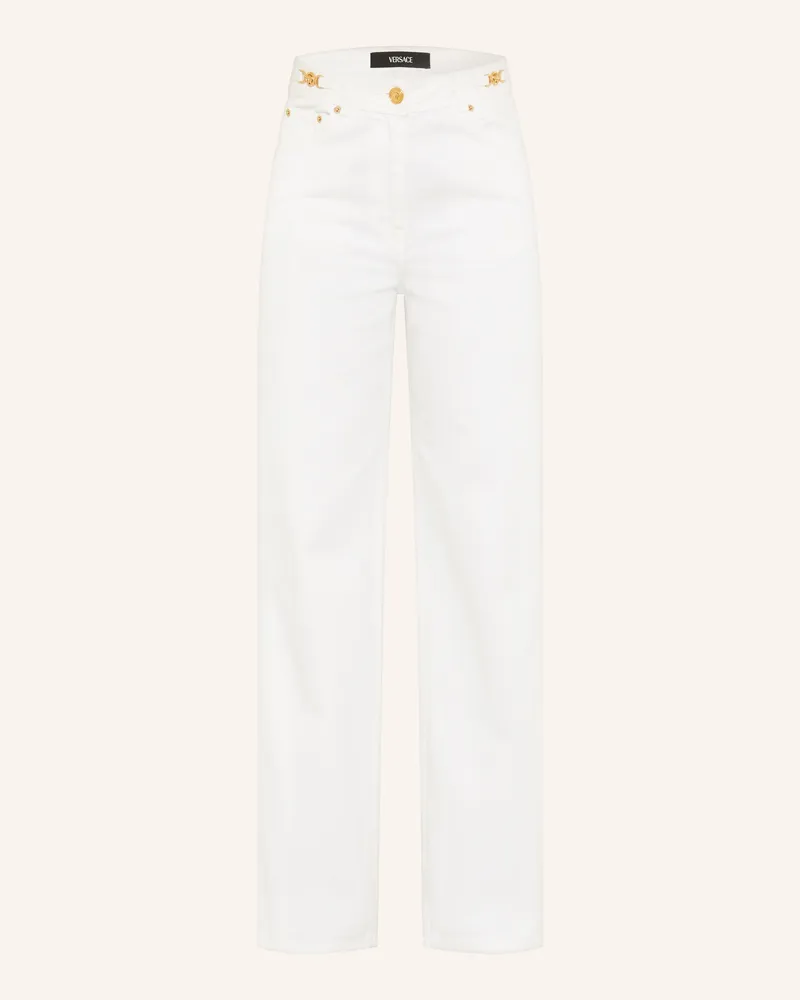 Versace Straight Jeans weiss 1d110