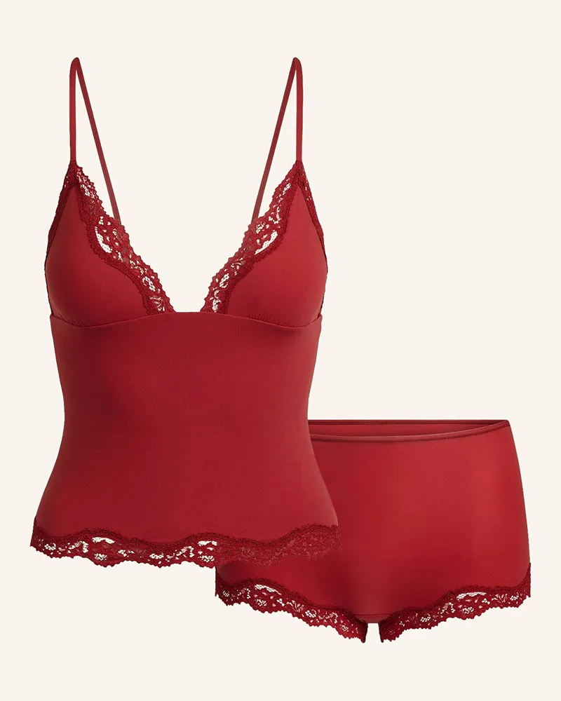 SKIMS Shorty-Schlafanzug Fits Everybody braun Brick