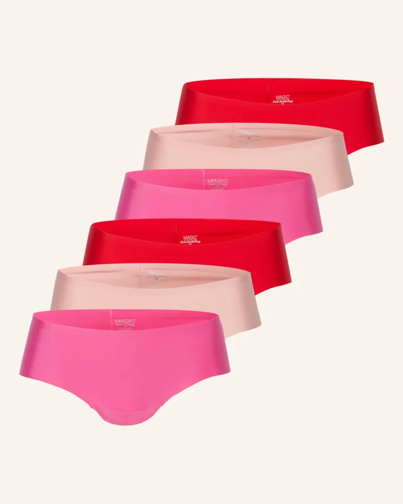 Magic Bodyfashion 6er-Pack Panties Rot