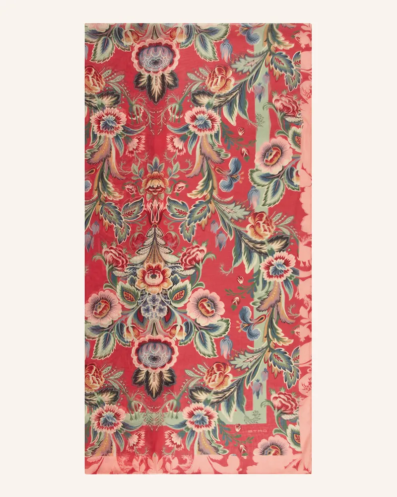 Etro Seidenschal Rot