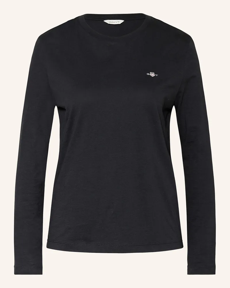 Gant Longsleeve Schwarz
