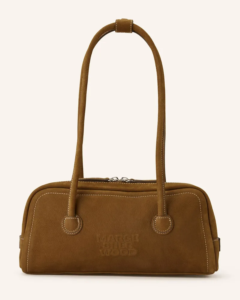 Marge Sherwood Schultertasche SOFT BOSTON EW Braun