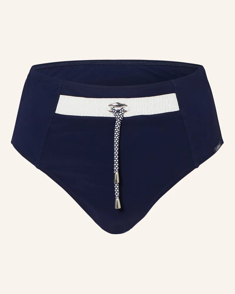 Lidea High-Waist-Bikini-Hose NAUTIC EDGE Dunkelblau