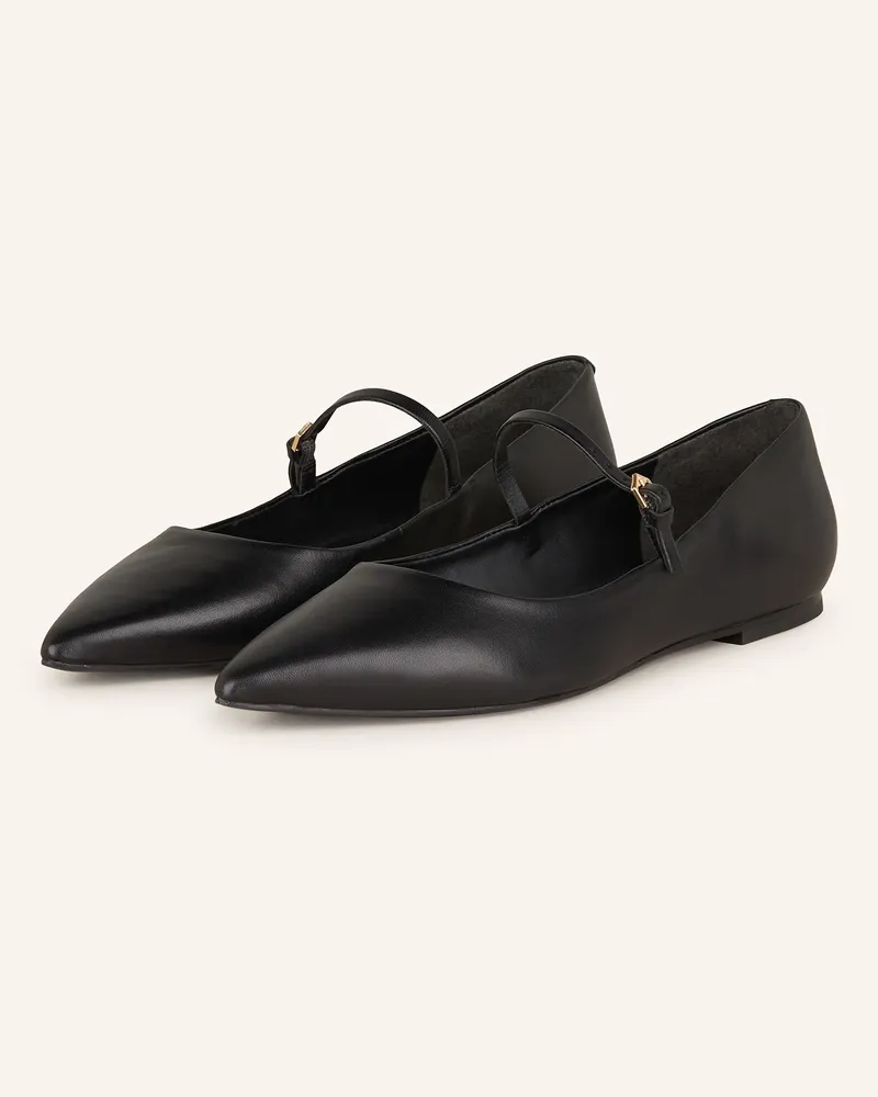 CARRANO Mary-Jane-Ballerinas Schwarz