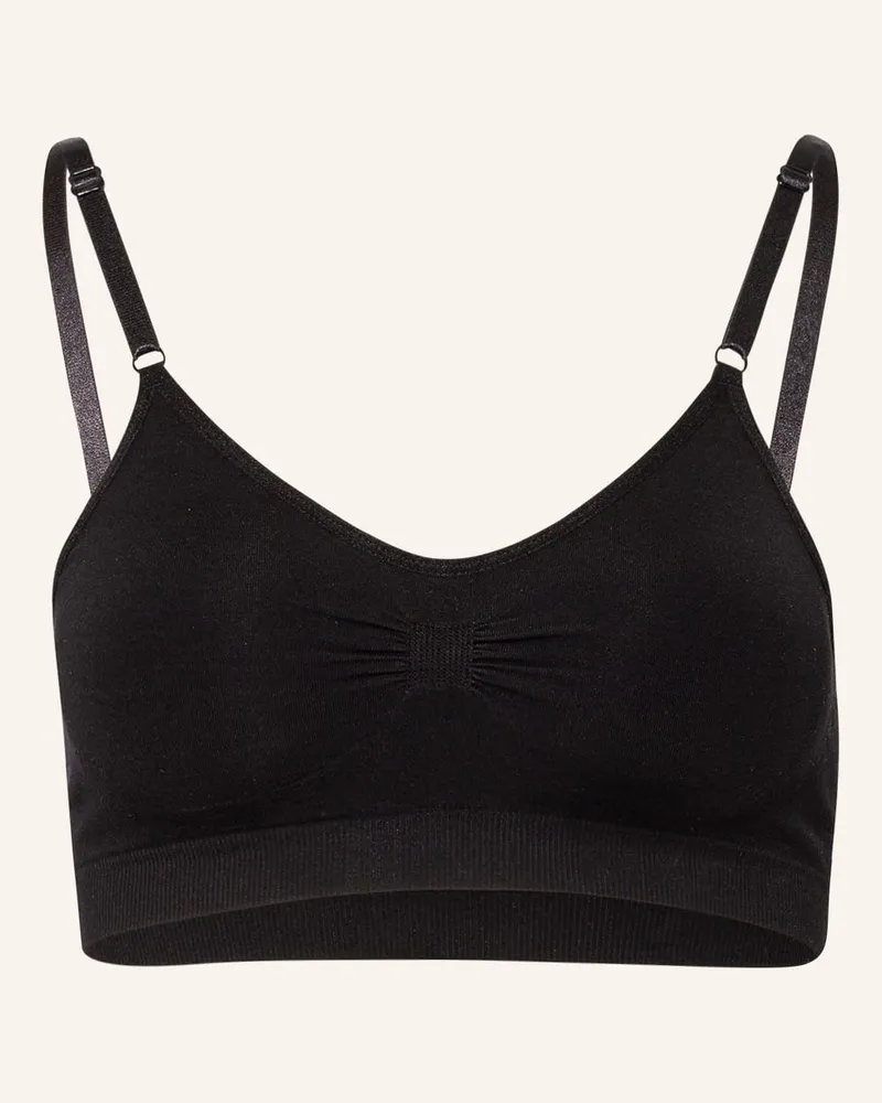 Magic Bodyfashion Bustier BAMBOO COMFORT BRA WITH SPAGHETTI STRAPS Schwarz