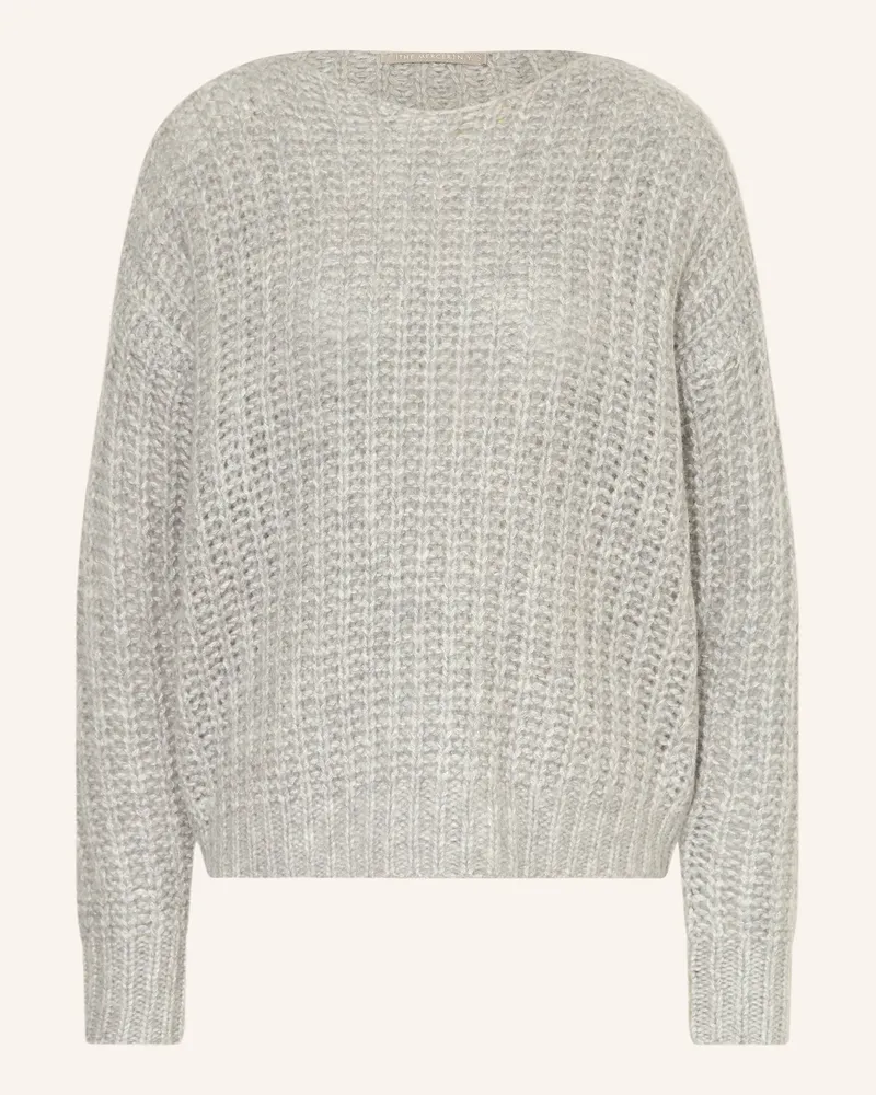 (THE MERCER) N.Y. Cashmere-Pullover grau Silber