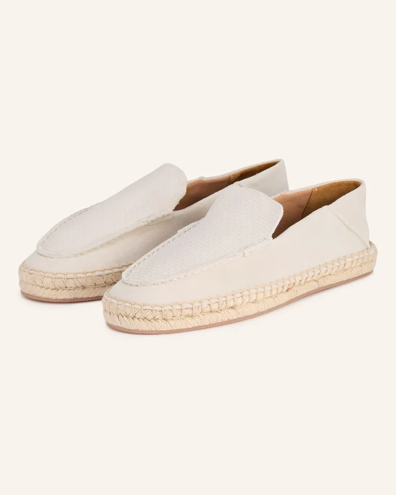 HUGO BOSS Espadrilles Madeira weiss Ecru