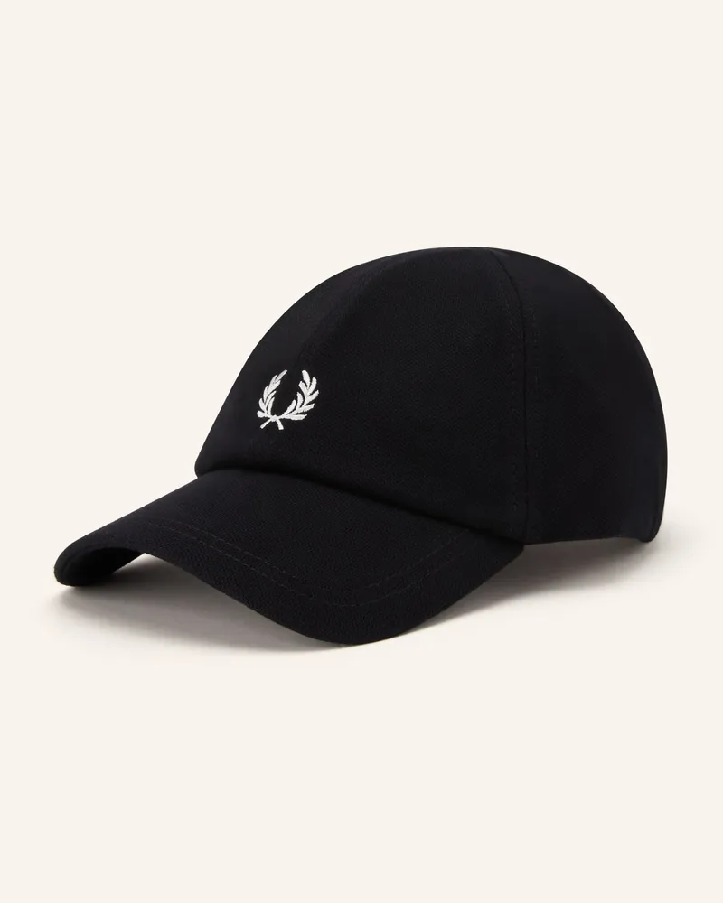 Fred Perry Cap schwarz Schwarz