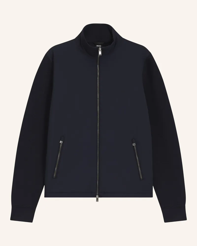 HUGO BOSS Casual Jacke P-ULMO Regular Fit Dunkelblau