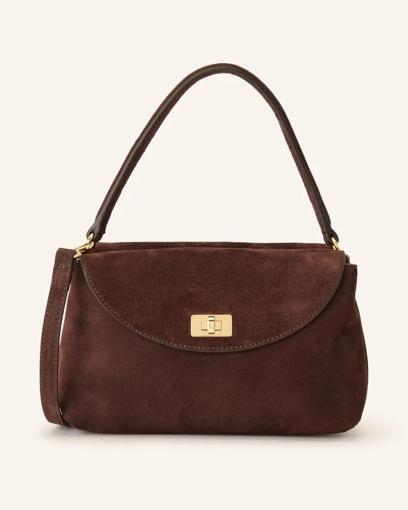 Sandro Handtasche braun Dunkelbraun