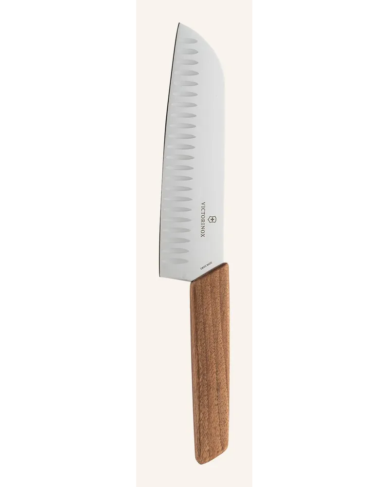 Victorinox Santokumesser mit Kullen Braun